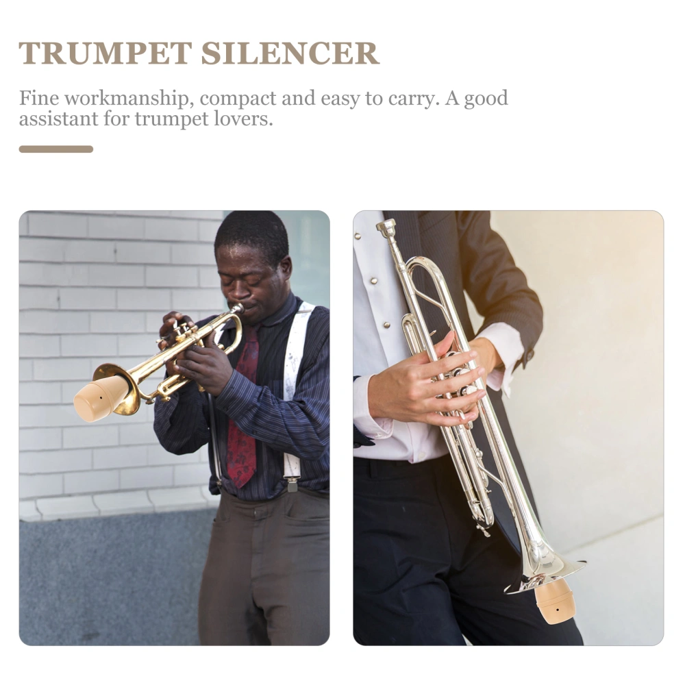 1pc Delicate Trumpet Mutes Practical Trumpet Silencers Musical Instrument Sourdine