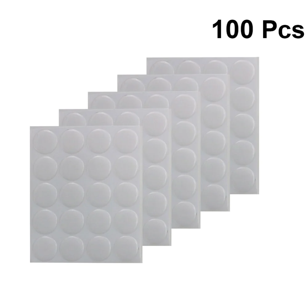 5 Sheet/100 Pcs 25MM Time Gemstone Round Resin Patch Sticker Transparent Time Gemstone Patch Supplies for Jewelry Craft Making