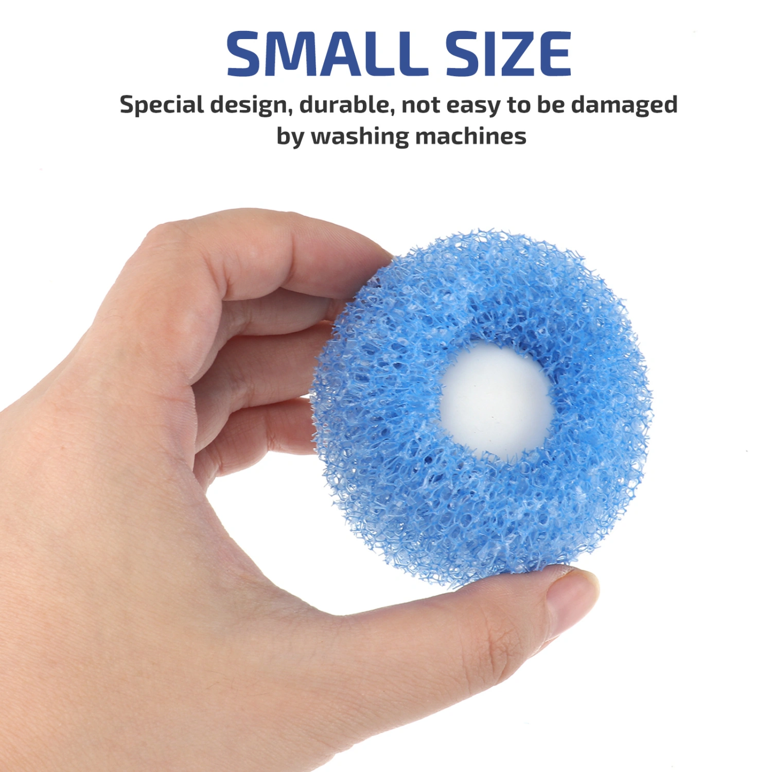 8Pcs Reusable Laundry Balls Washing Machine Soap Ball Washing Ball Blue