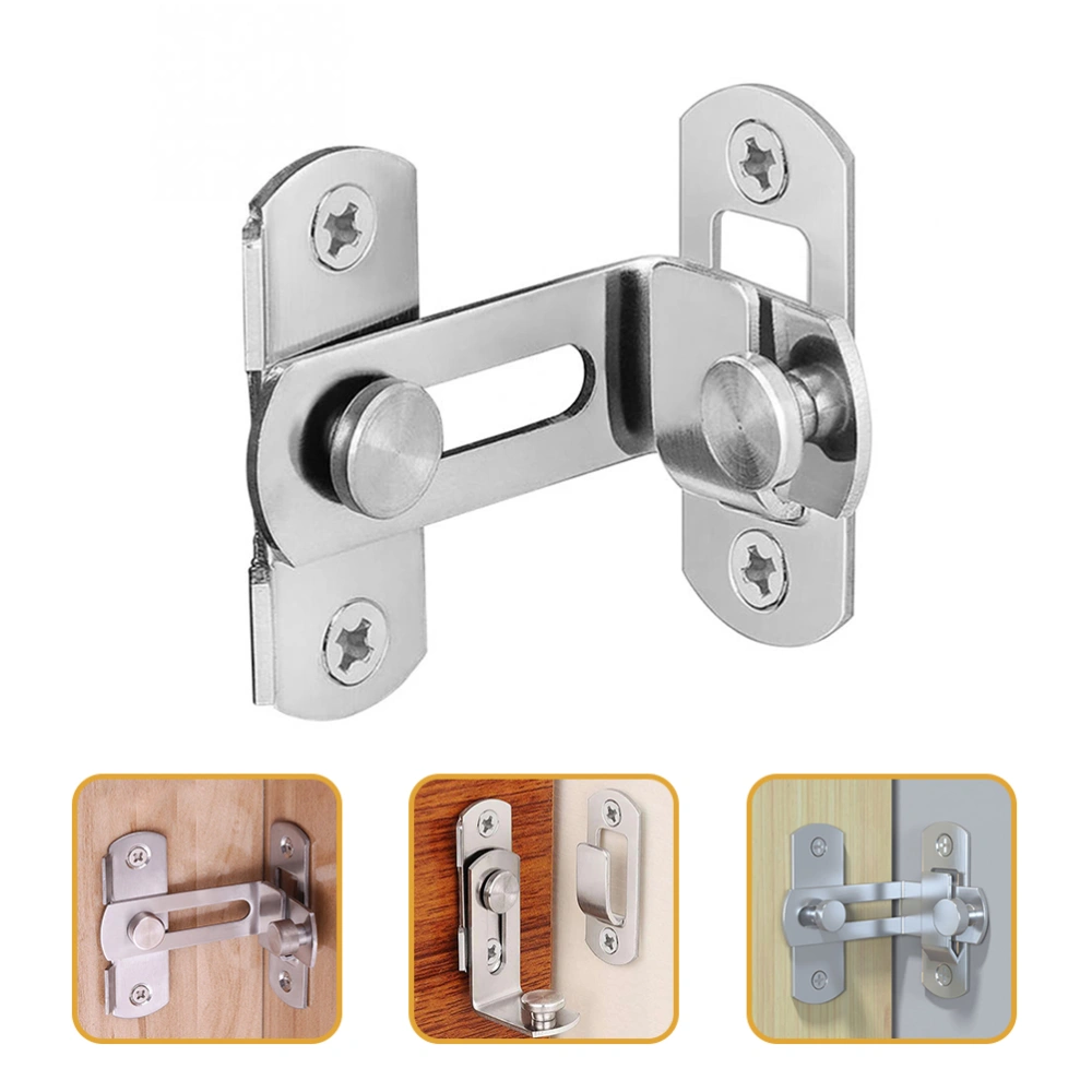 Flips Door Sliding Latch 90 Degree Stainless Steel Latch Security Gate Latch for Barn Garden