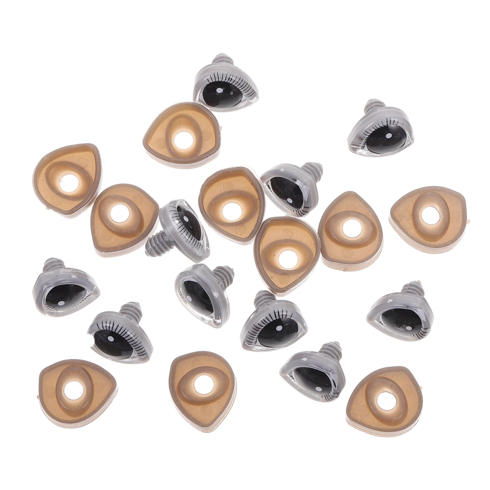 20Pcs Creative DIY Doll Eyes Fake Eyes DIY Supplies Exquisite Plush Toy Eyes