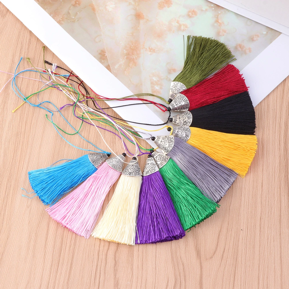 10pcs Polyester Decorative Tassel Pendant DIY Curtain Garment Sewing Accessories Chinese Style Bookmark Little Tassel