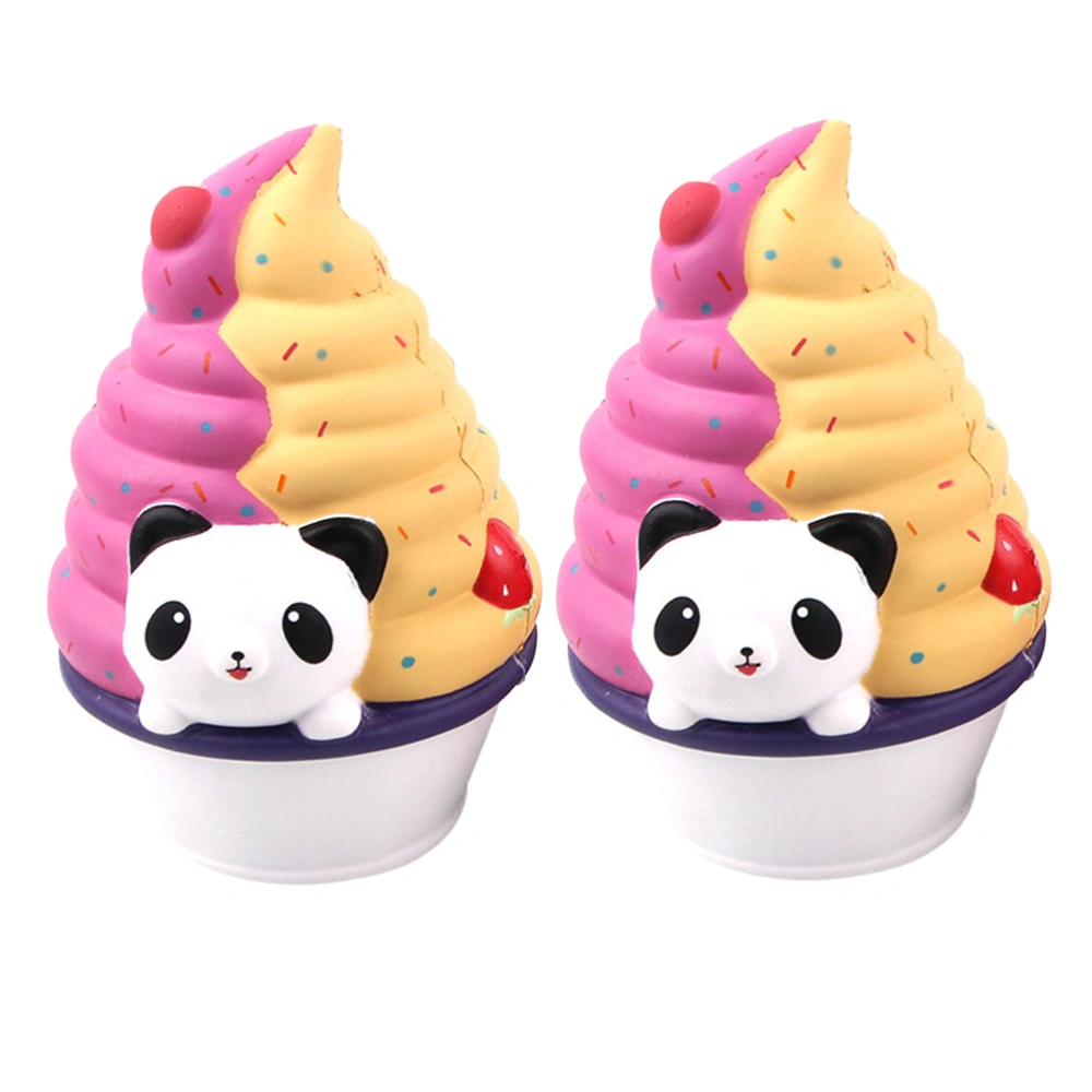 Panda Ice Cream Squeezing Toys Slow Rising Stress Relieve Toy Decompression Toys