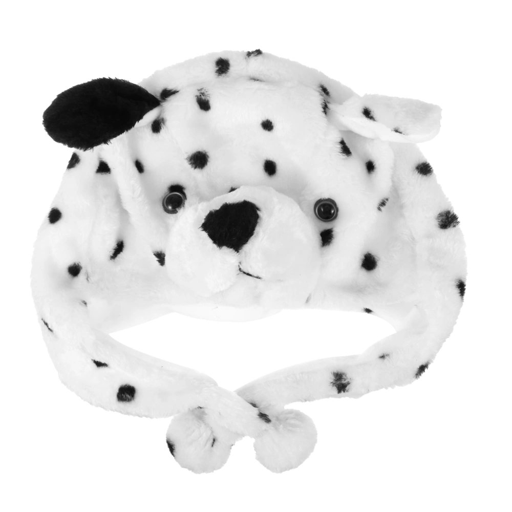 1pc Plush Dog Hat Children Cartoon Head Wrap Ear Warmer Cosplay Hat  Photo Prop