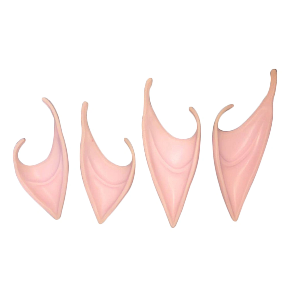 2 Pair Elf Ears Cosplay Accessories Prop for Halloween Party Anime Party Costume