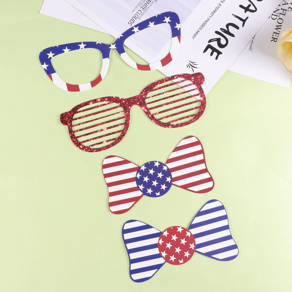 26pcs Independence Day Photo Prop Funny Decor Prop for Party Festival Gathering