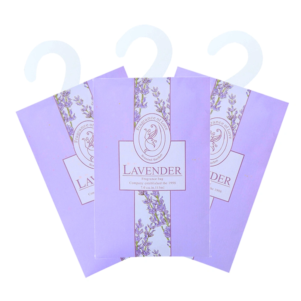 3pcs Premium Scented Sachets Bag for Drawers Closets and Lovely Fresh Fragrance - Lavender (As Shown)