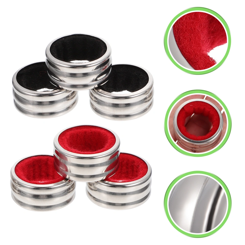 6pcs Stainless Steel Red Wine Ring Wine Bottle Drip Drop Proof Stop Ring