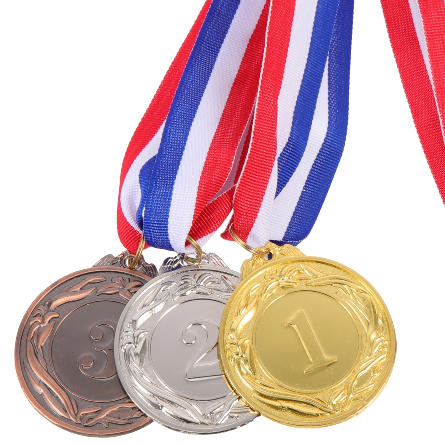 3Pcs Decorative Sports Medals Multi-function Soccer Medals Portable Award Medals