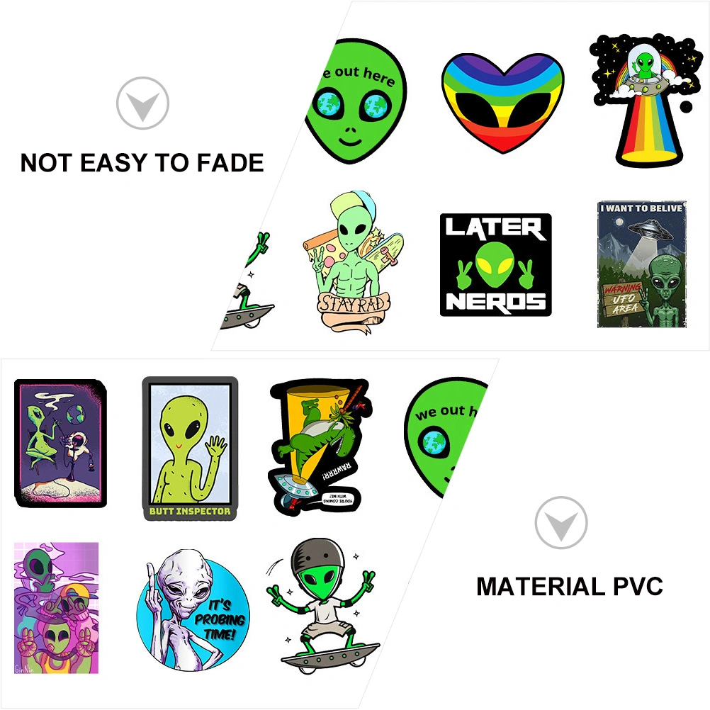 150pcs Alien Graffiti Stickers Suitcase Notebook Computer Graffiti Stickers