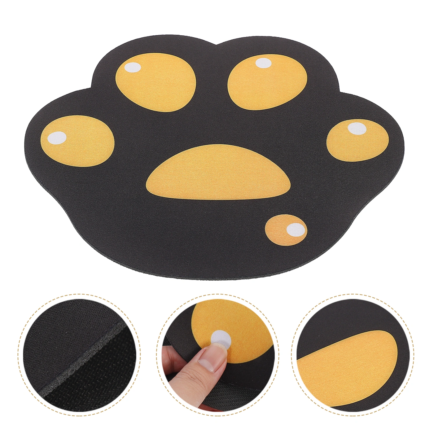 Rubber Mouse Pad Cartoon Cat Paw Mousepad Non-skid Mouse Mat Laptop Mouse Pad