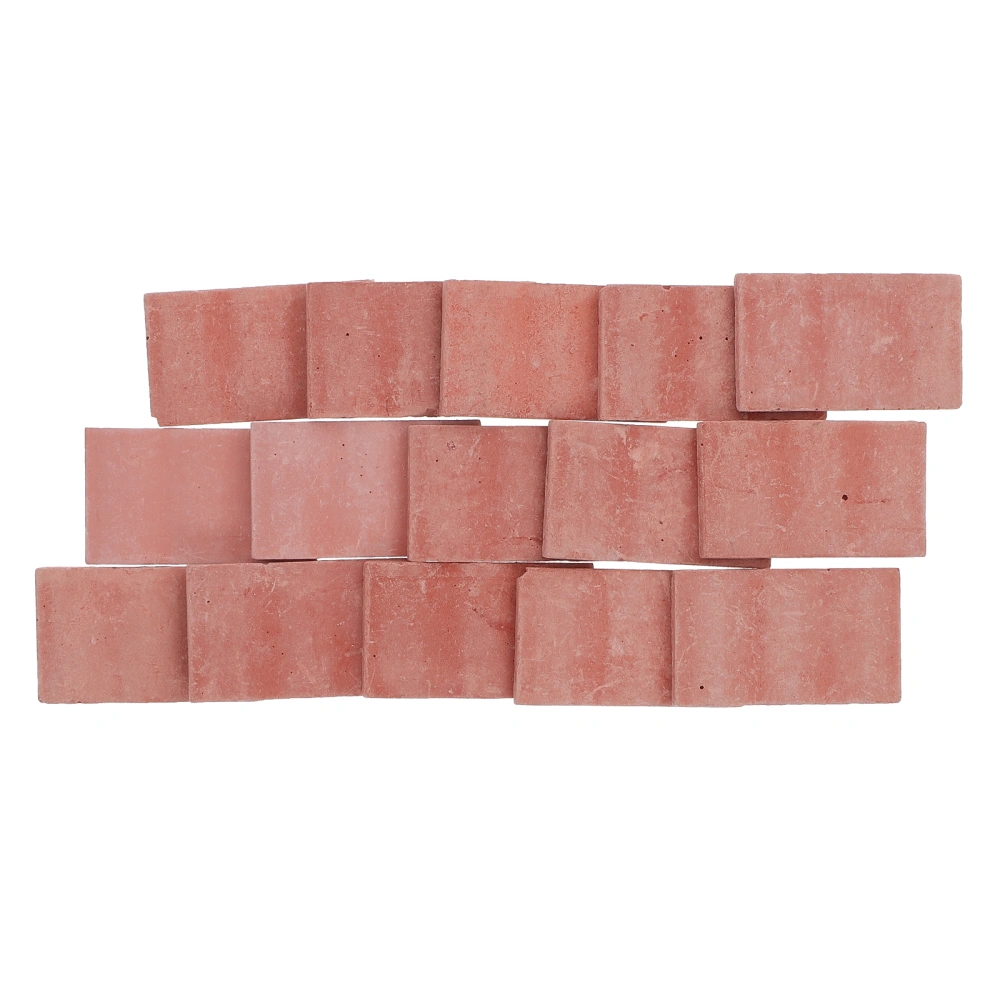 50pcs Mini Bricks Miniature Bricks Landscaping Accessories DIY Fake Bricks