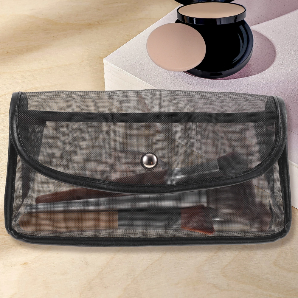 Mesh Cosmetic Bag Practical Skincare Bag Wear-Resistant Sundries Bag Outdoor Makeup Pouch