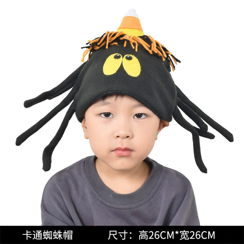 Halloween Hat Halloween Costume Hat Party Favor Cloth Headwear Spider Pattern Hat