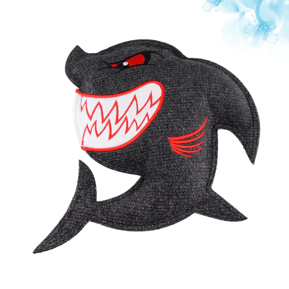 1PC Pet Dog Cat Bite Sound Playthings Cotton Rope Shark Toy Sound Squeaky Toys Chew Bite Toy Training Sound Toys (Shark)