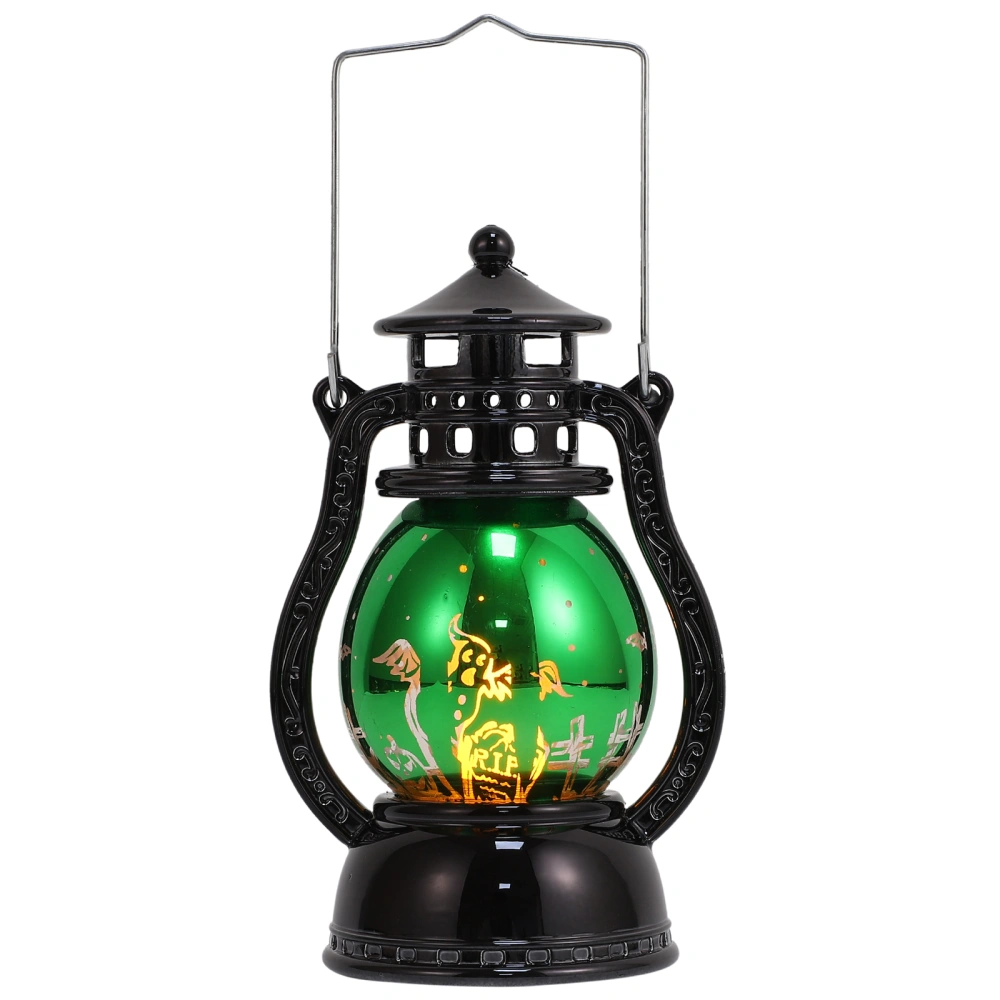 1Pc Halloween Simulation Oil Lamp Chic Home Decorations Party Supply Lamp Decor