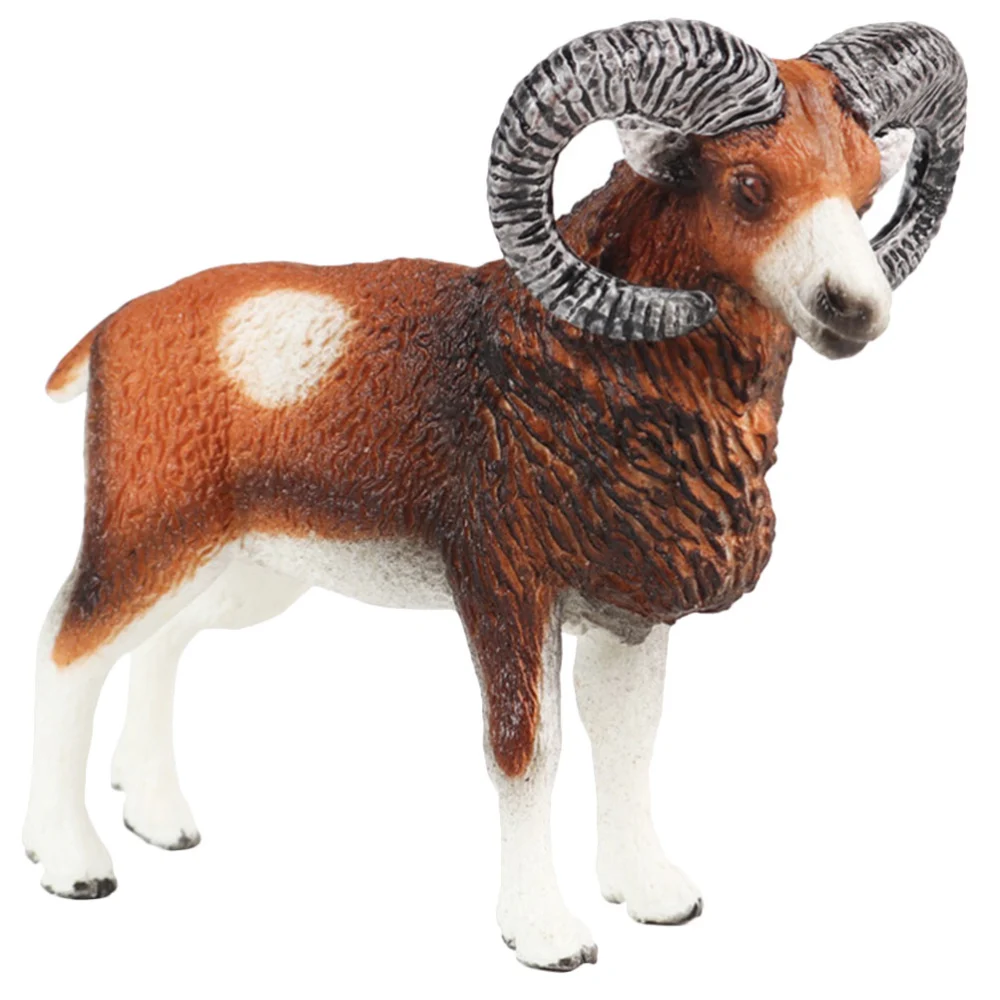 Imitation Mouflon Model Imitation Mouflon Figurine Fake Mouflon Statue Home Decor