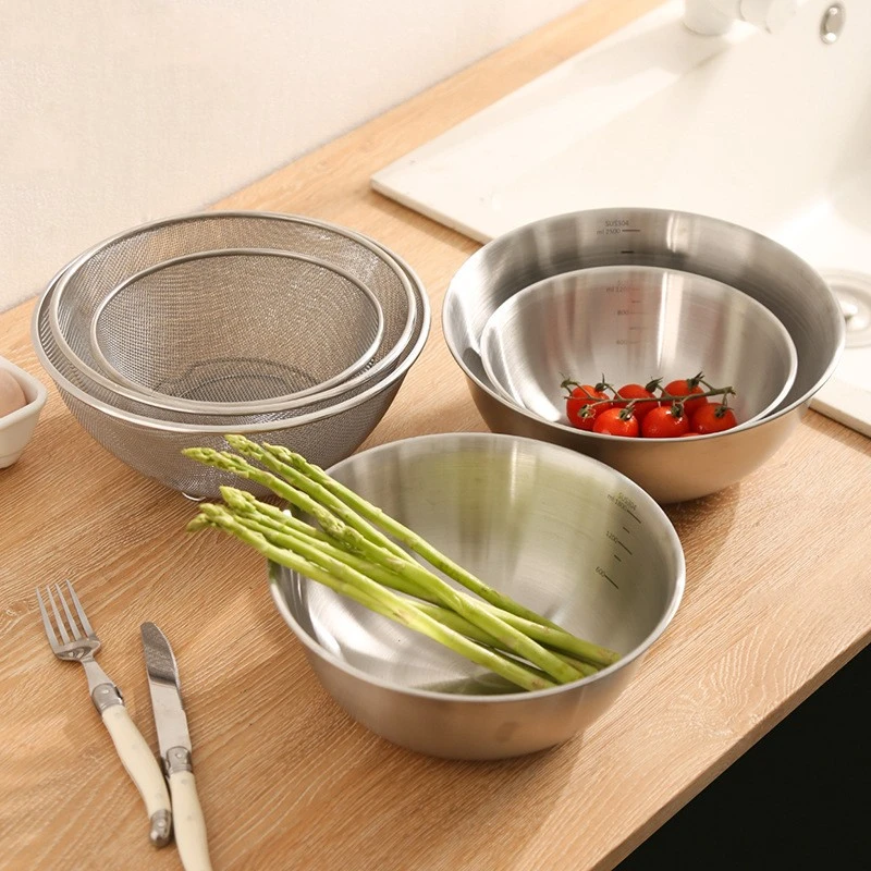 Stainless Steel Egg Bowl Household Thickening