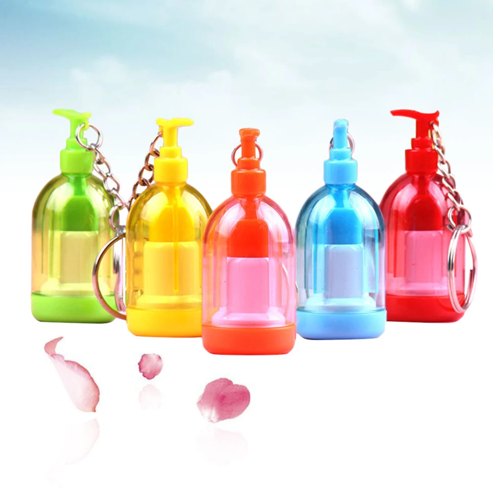 10 Pcs Retractable Ball-Point Pen Hand Sanitizer Shaped Creative Ball-Point Pen for Home Store School(Random Color)