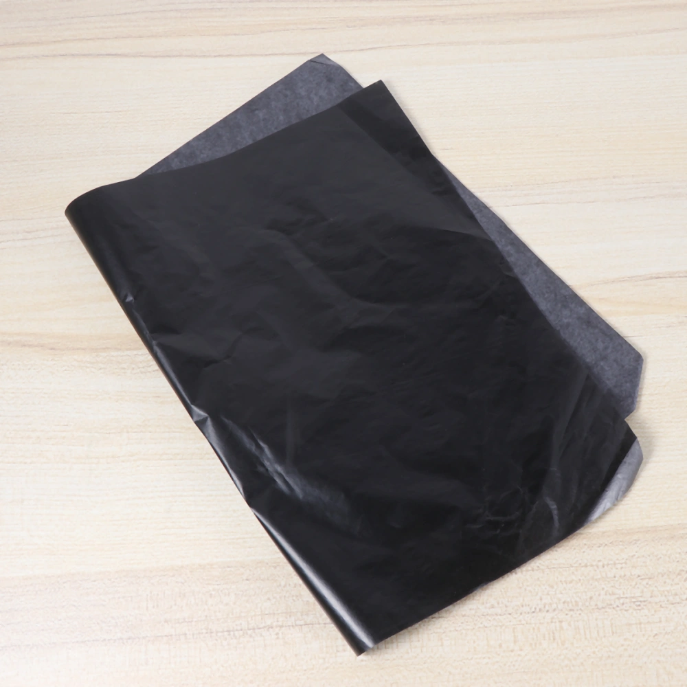 50pcs Graphite Carbon Paper Black Carbon Transfer Tracing Paper Black Carbon Paper