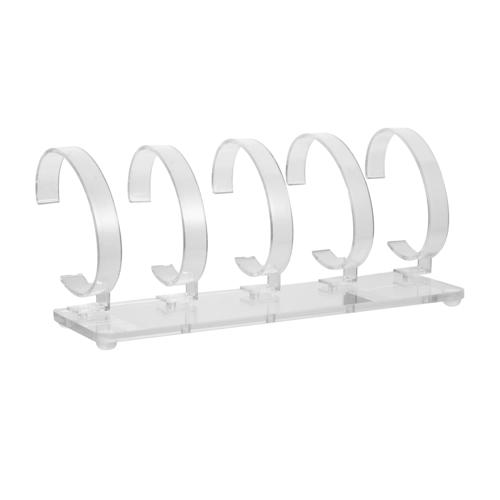 1pc Removable Transparent Acrylic Watch Display Stand Wristwatch Bracket Shelf