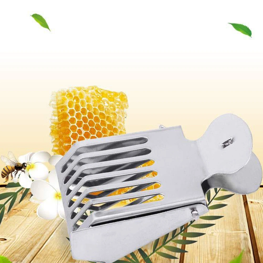 3PCS Beekeeping Clip Queen Bee Catcher Cage Bee Catcher Stainless Steel Beekeeper Tool (Silver)