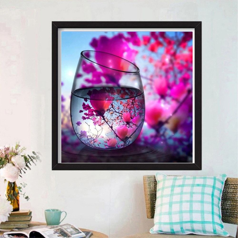 DIY Glass Diamond Embroidery Painting Handmade Wall Decoration Cross Stitch Printing Craft Kits