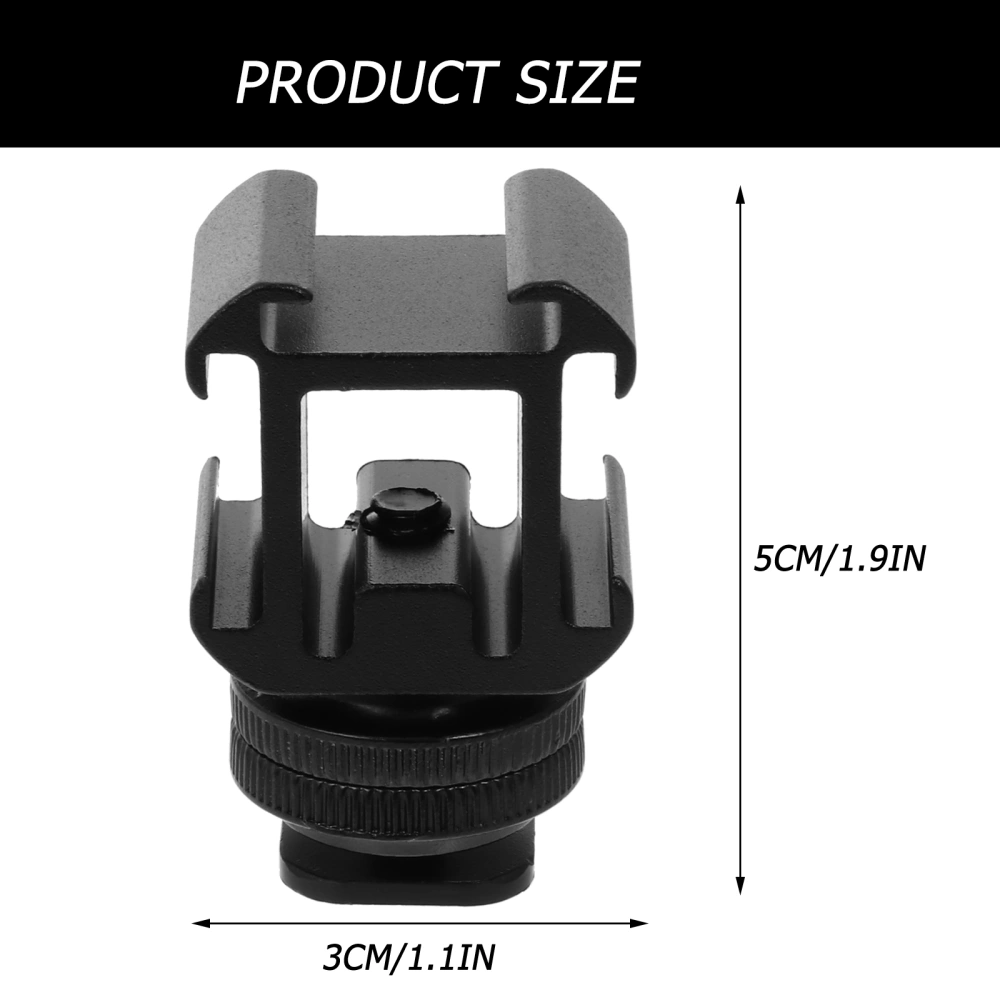 2 Sets Hot Shoe Bases Camera Hot Shoe Mount Adapter Camera Accessories