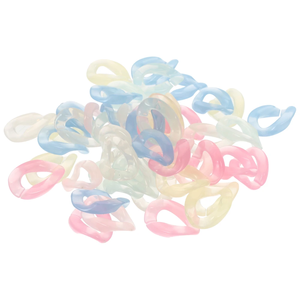 150Pcs Bag Chain Linking Rings Craft Jewelry Cable Chain Making Connectors