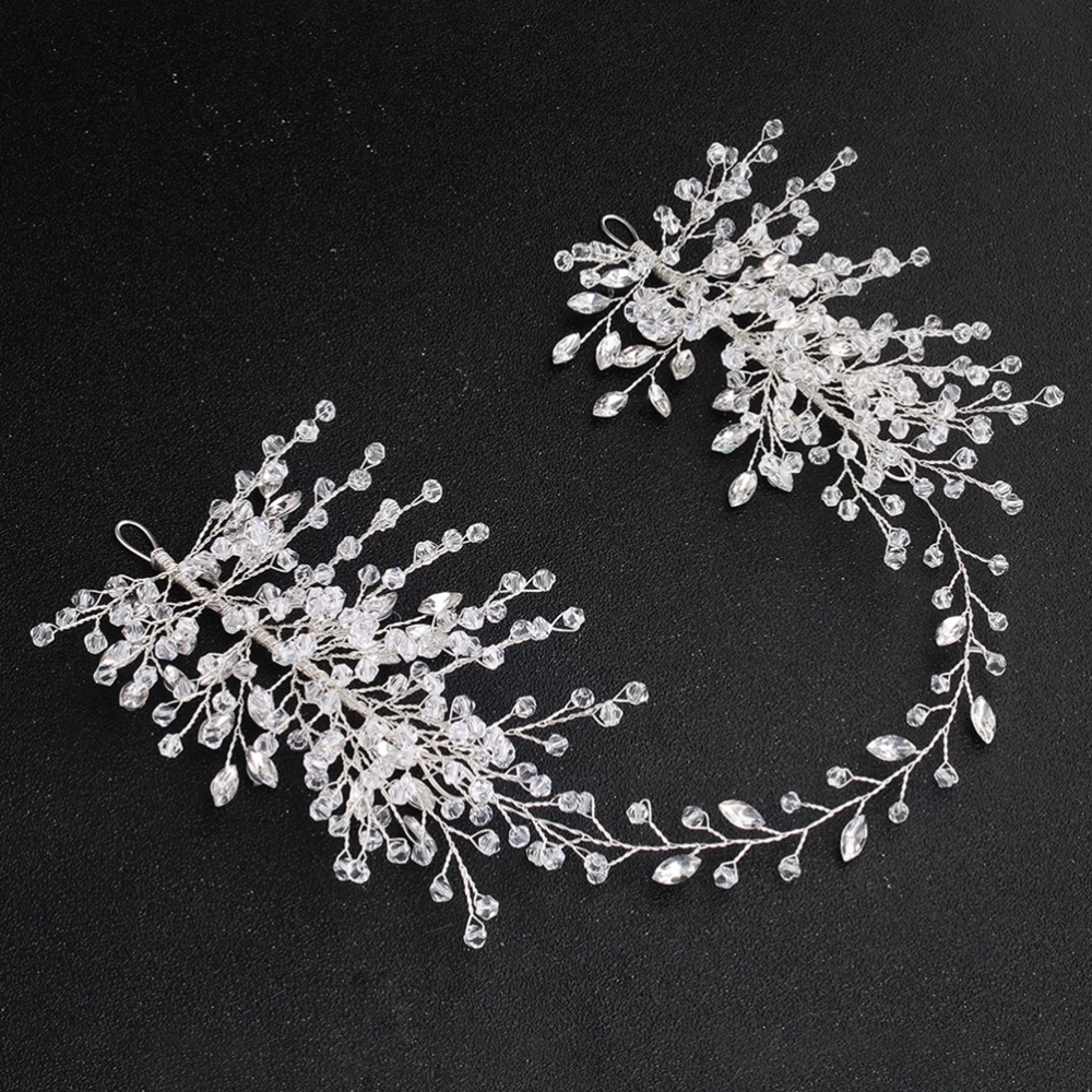 Women Luxury Crystal Headband Hair Jewelry Diamond Hair Accessories Bridal Headdress