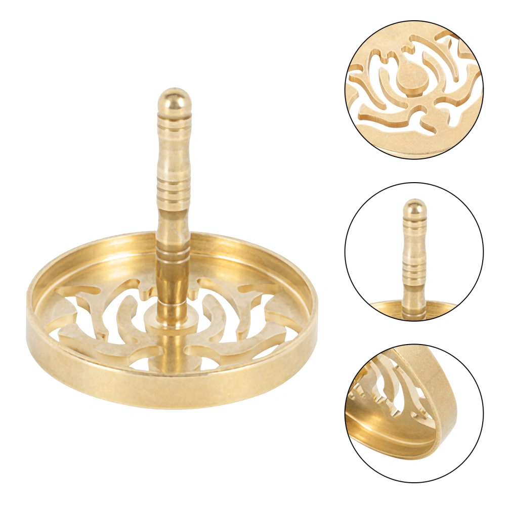 1pc Incense Ash Pressing Brass Tool Incense Presser Incense Ash Powder Press