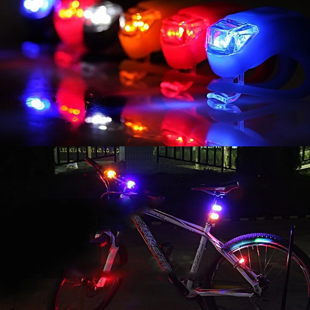 5 Pcs Bike Safety Light Mini LED Multifunctional Strobe Security Work Emergency Lights for Night Runners Cycling Walking (Mixed Style)