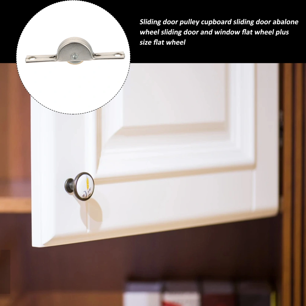 12pcs Cabinet Drawer Single Wheel Pulley Sliding Door Window Pulley Sliding Rollers