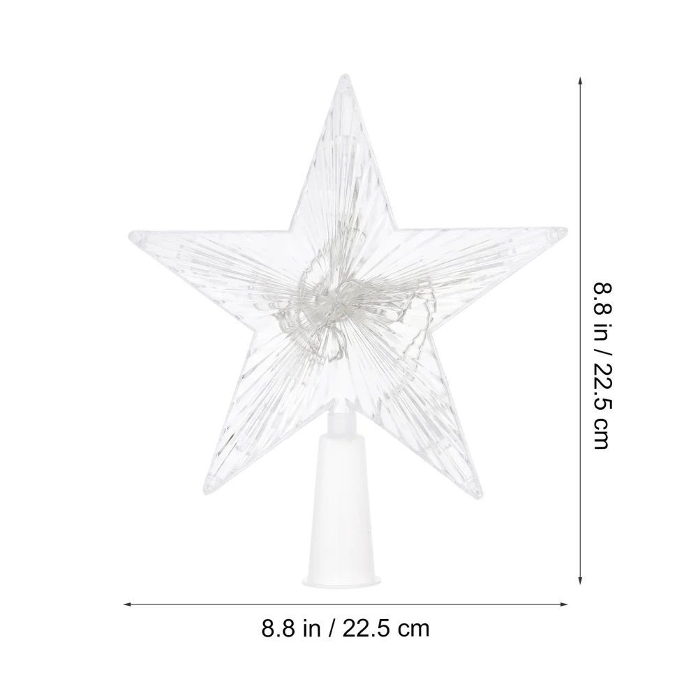 Christmas Tree Star Light Battery Operated LED Light for Christmas Tree Party Decoration Size L