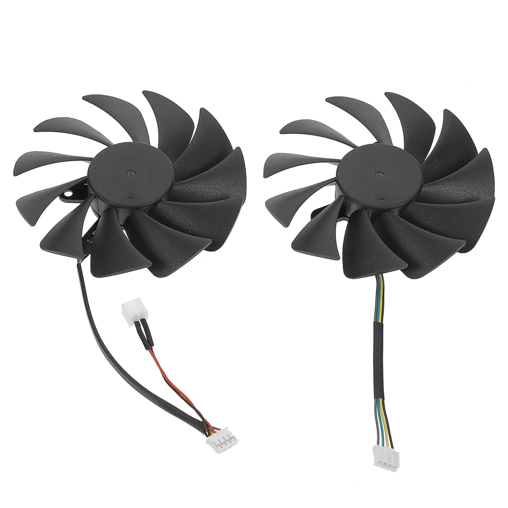 1 Pair Replacement GPU Cooler Compatible for PLA09215B12H GPU Cooling Fan