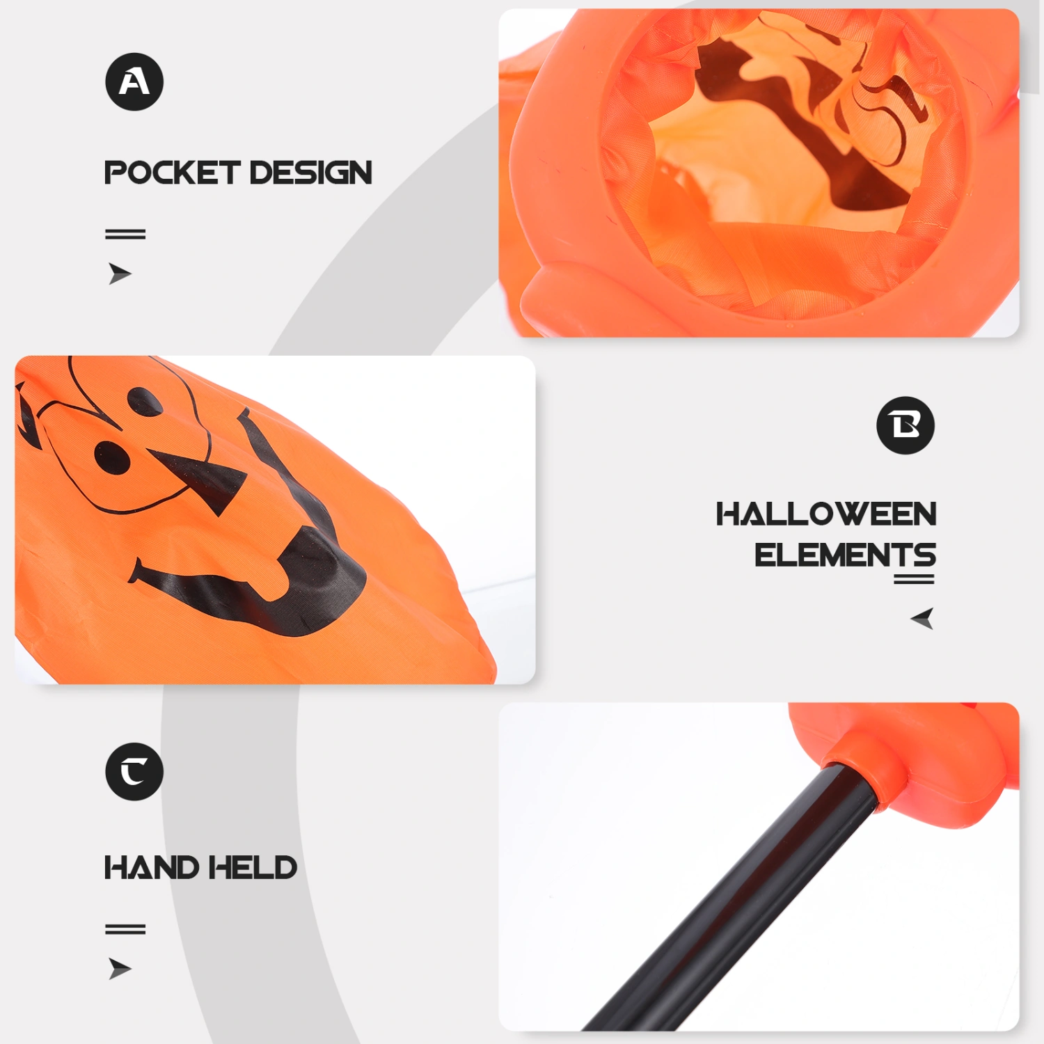 1Pc Halloween Candy Storage Bag Chic Candy Storage Pouch Portable Gift Pouch