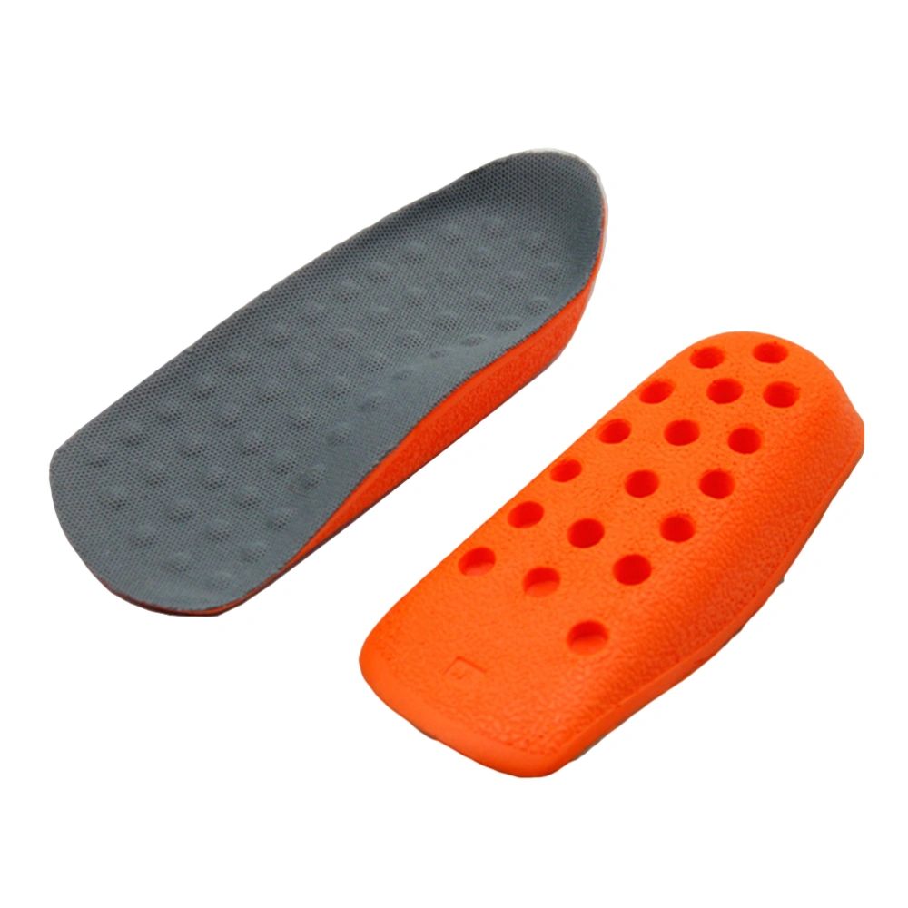 1 Pair of Heel Heightening Insoles Half Shoe Lift PU Shoes Pads Height Increase Insoles Size S