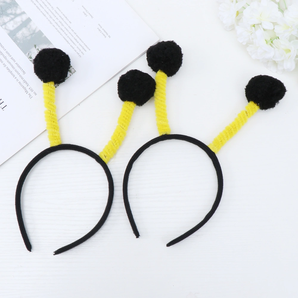 4 Pcs Bee Animal Party Headband Bee Tentacle Costume Headwear Hair Party Hair Accessories Halloween Kids Cosplay Party Hair Decoration Style 6