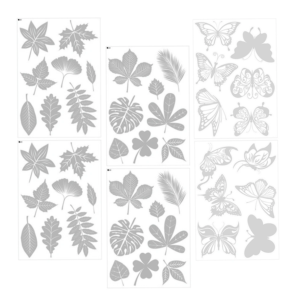 2 Sets Anti-collision Window Clings Practical Stickers Birds Alert Window Decal