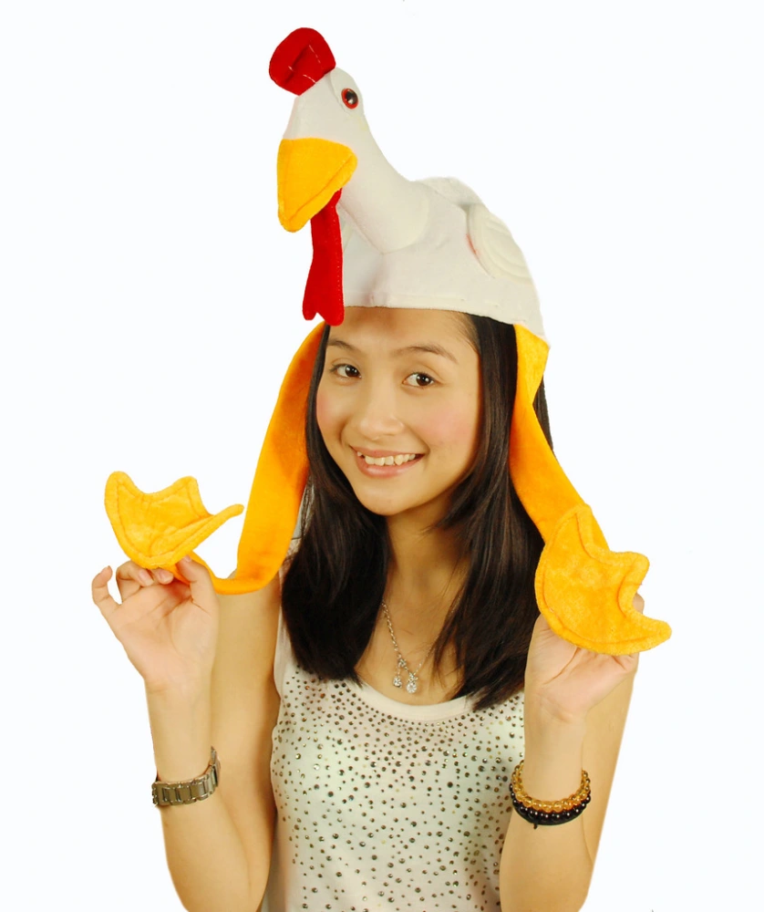 Funny Chick Hat Plush Animal Hat Chick Hat Photo Prop Chicken Costume Chick Headgear