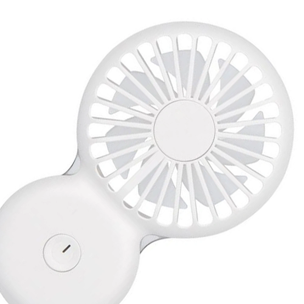 Mini Handheld Fan Portable USB Fan Personal Cooling Fan for Home Office Outdoor Travel (White)