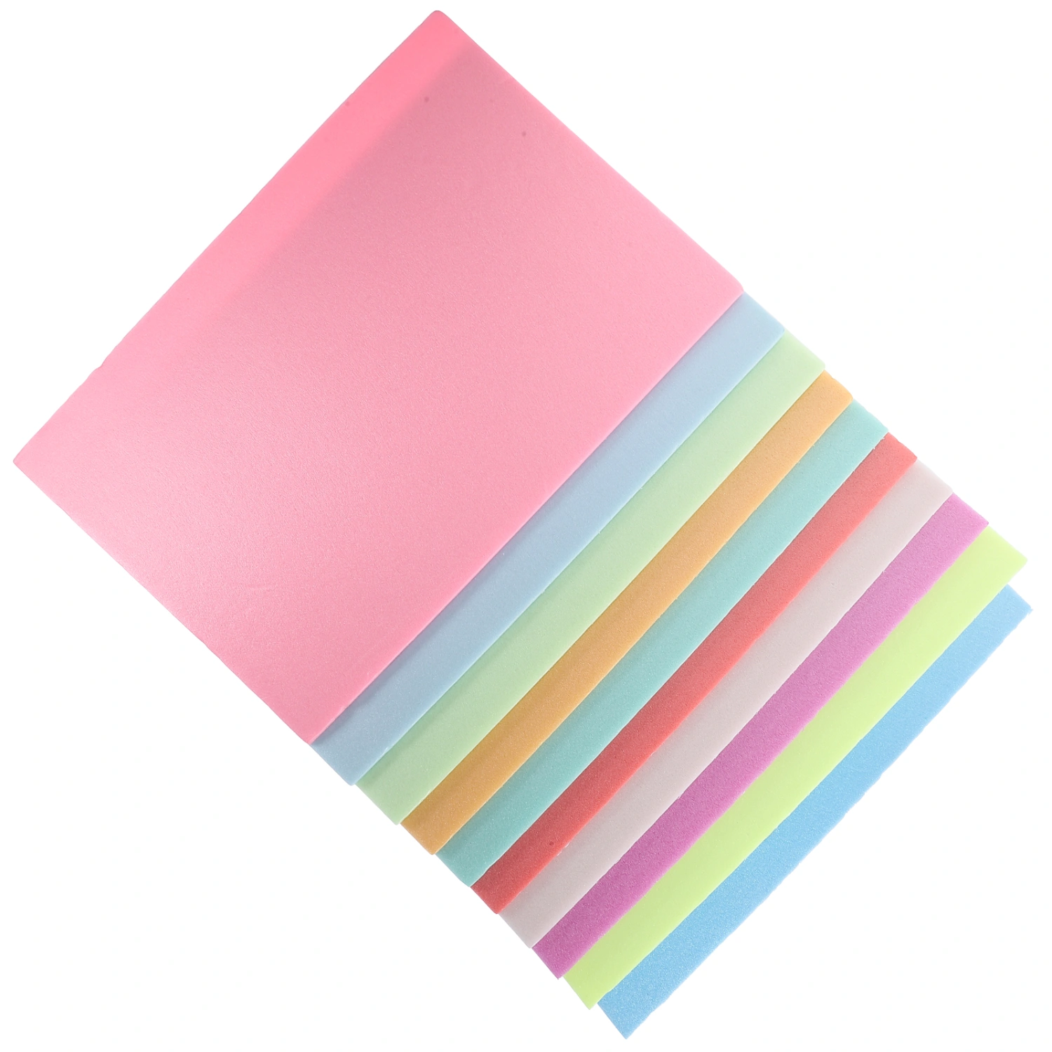 10 Sheets of Kids Foam Sheets Children Craft Foams Multi-use Printmaking Sheets