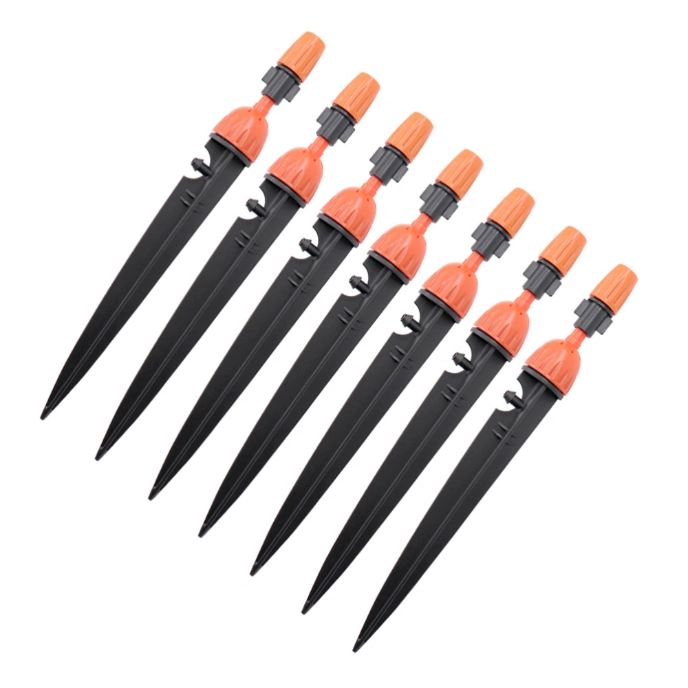 7PCS Irrigation Dripper Adjustable 360 Degree Water Flow Drip Sprayer on Stake