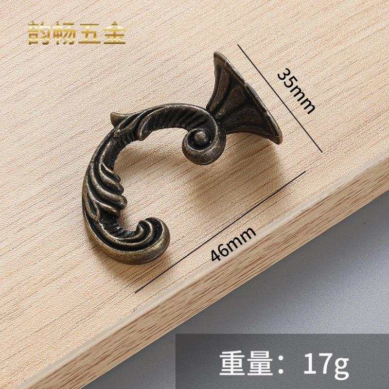 4pcs Wall Coats Towel Hook Wall Mounted Metal Hook Vintage Style Wall Hook Hanging Coat Hook