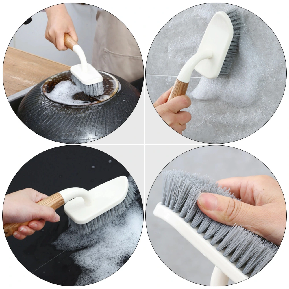 1PC Household Cleaning Brushes Bathtub Brushes Bathroom Cleaning Brush (White)