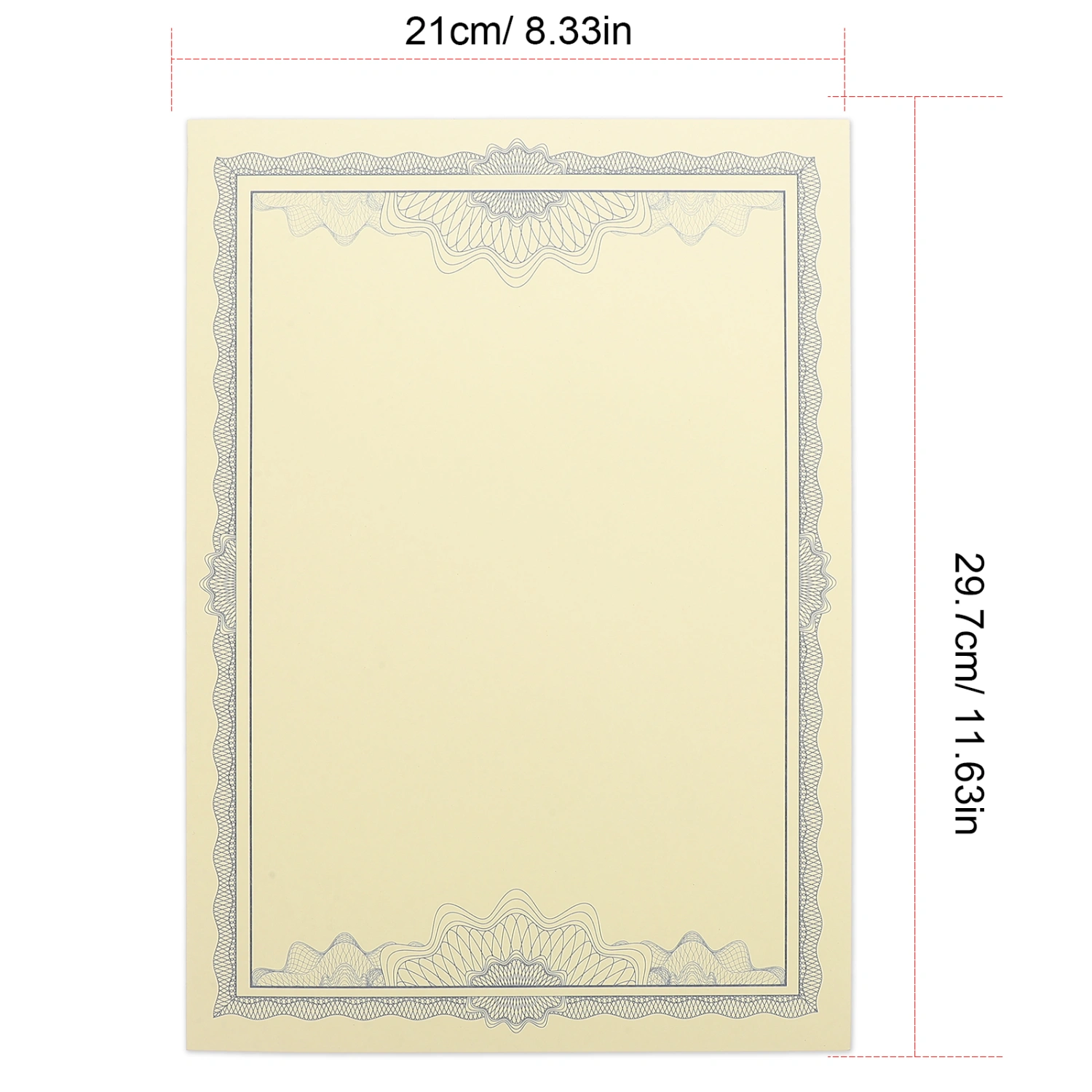 10 Sheets of School Certificate Paper Graduate Certificate Paper Blank Honor Paper Printable Blank Paper