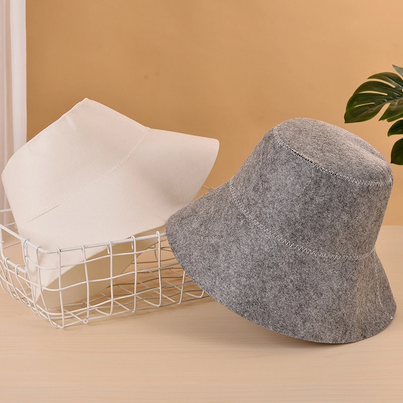 Felt Sauna Hat Thick Sauna Hat Water Absorbent Sauna Hat Lightweight Sauna Hat Portable Sauna Hat