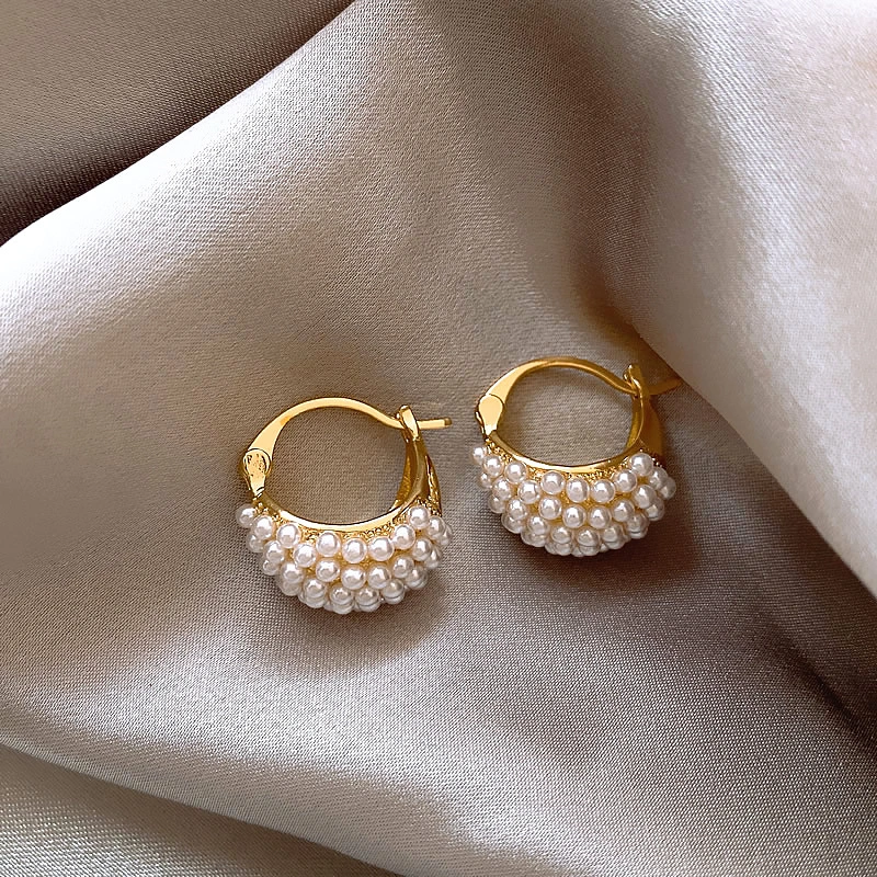 Special-interest Design French Vintage Pearl Earrings