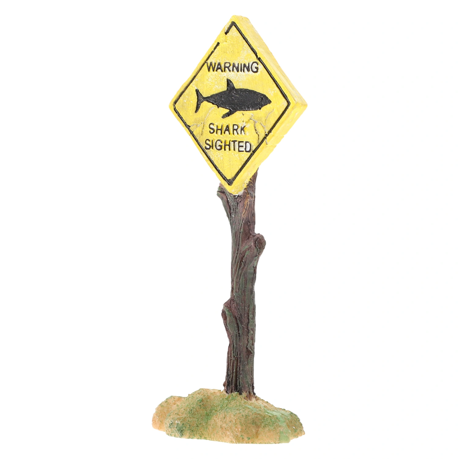 1Pc Aquarium Decoration Yellow Board Aquarium Decor Aquarium Landscape Craft