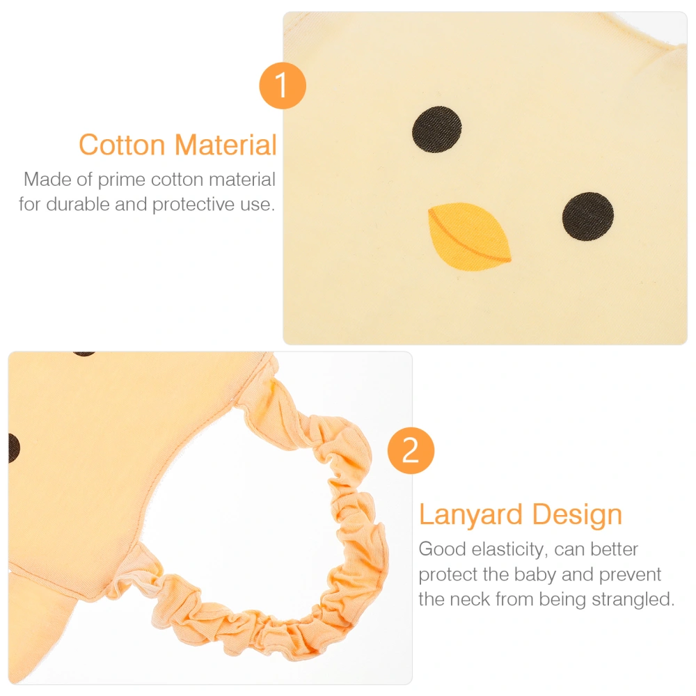 4Pcs Cotton Feeding Bibs Newborn Saliva Towels Toddler Drooling Bibs for Indoor Outdoor